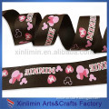 Hot selling beautiful flowers satin ribbon for party/event